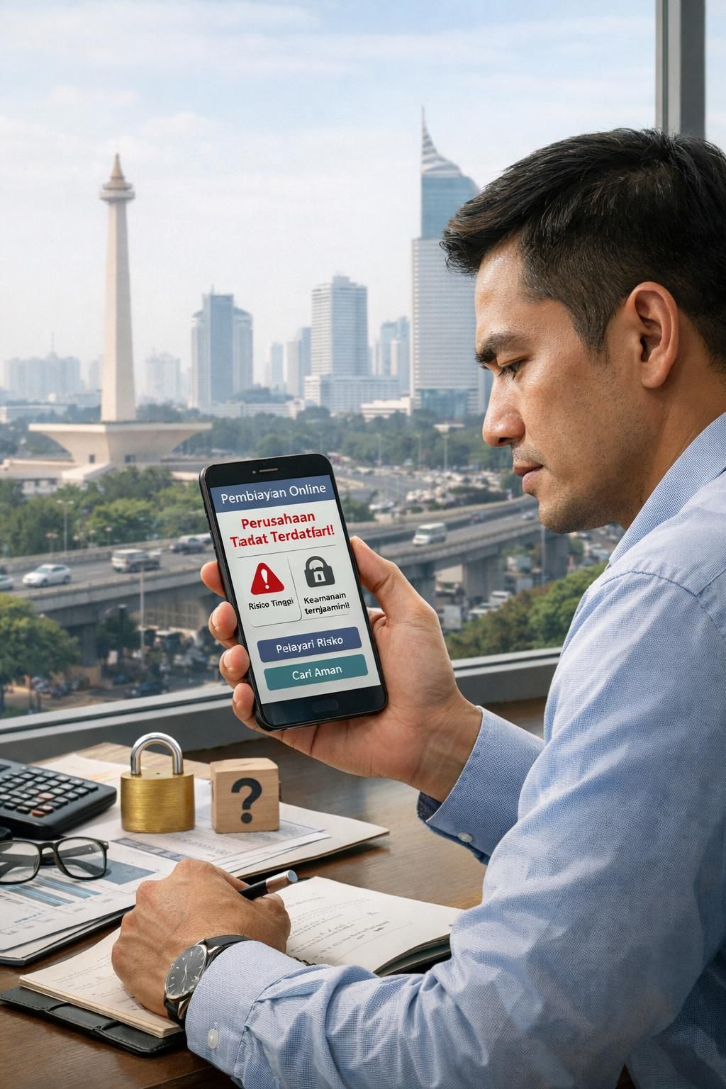 pelajari risiko menggunakan perusahaan pembiayaan tidak terdaftar di jakarta dan pentingnya memilih lembaga resmi untuk keamanan finansial anda.